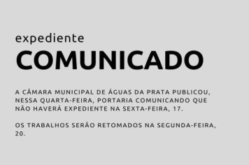 EXPEDIENTE DA CÂMARA MUNICIPAL