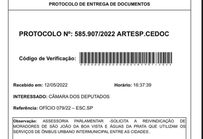 Deputado Federal Paulo Teixeira (PT) oficia a Artesp para acionar a empresa de transporte público Tuga